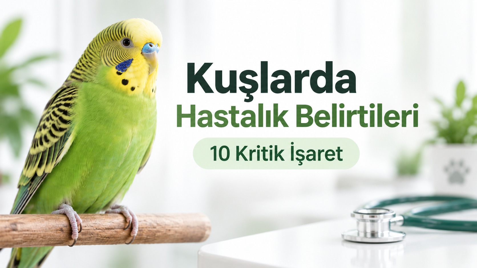 Kuşlarda hastalık belirtileri - 10 kritik işaret